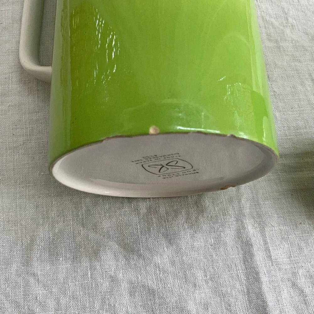 Vintage Emerald Isle Harmony House Sears Iron Stone Coffee Pot Sugar Bowl MCM